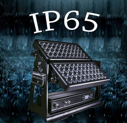 आईपी65 एलईडी स्टेज लाइट वाटरप्रूफ 400W आरजीबीडब्ल्यू 4 थीम पार्क के लिए 1 एलईडी फ्लड लाइट वॉल वॉशर में