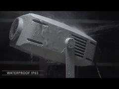 400W आउटडोर गोबो प्रोजेक्टर वाटरप्रूफ एलईडी ज़ूम कस्टमाइज़्ड