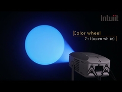 एलईडी गोबो प्रोजेक्टर फ्लड लाइट ऑन स्टैंड IP65 डिजिटल प्रकार