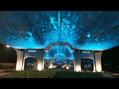 7 रंग 100W मूविंग LED वाटर इफ़ेक्ट प्रोजेक्टर पार्टी लाइट