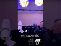 40W Indoor Gobo Light: Appearance and Function