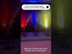 छोटे चलती हेडलाइट ध्वनि नियंत्रण प्रभाव प्रदर्शन