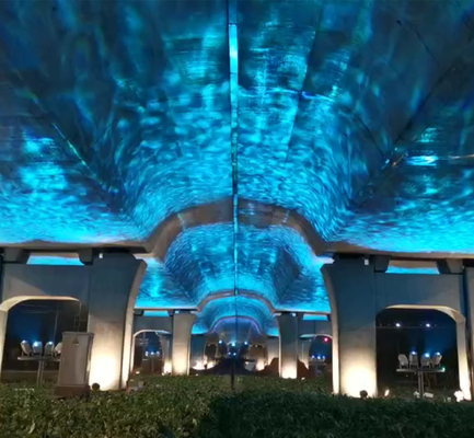 400W विज्ञापन रोशनी घुमा छवि GOBO लोगो प्रोजेक्टर प्रकाश DMX512 परिदृश्य दीपक