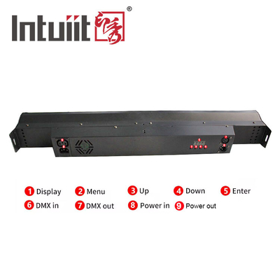 8x15W एलईडी वॉल वाशर आउटडोर लाइटिंग बार 3in1 के साथ Dmx512 रोशनी के लिए इमारत बाहरी