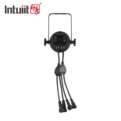 स्पॉट लाइट 15W DMX512 RGBW संकीर्ण बीम दिशात्मक परिदृश्य उद्यान प्रकाश यार्ड के लिए उद्यान लॉन दीवार आँगन