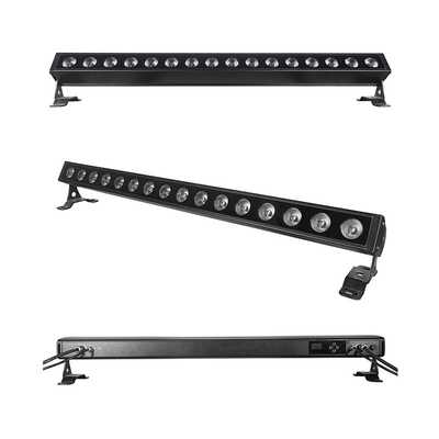आउटडोर वाटरप्रूफ IP65 वॉल वॉशर एलईडी लाइट 16*5W DMX512 RGBW एल्यूमीनियम आवास स्टेज लाइटिंग