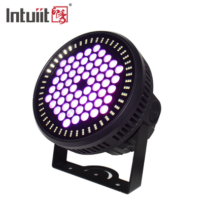 उच्च शक्ति आरजीबीडब्ल्यू एलईडी 60 पार रोशनी DMX512 60x12W डिस्को बीम पार्टी प्रकाश मंच छत पट्टी के लिए प्रकाश