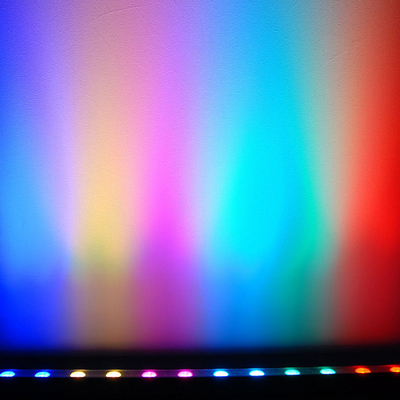 IP65 16*5w आरजीबीडब्ल्यू एलईडी स्टेज लाइट DMX512 स्टेज लाइट्स के साथ वॉल बार एलईडी लाइट्स डिस्को