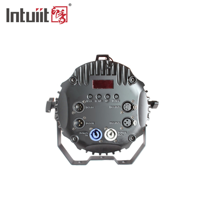 एल्यूमीनियम मिश्र धातु एलईडी फ्लैट पार 12x10W RGBW 4in1 DMX512 के लिए डिस्को पार्टी स्टेज शादी समारोह थिएटर प्रभाव प्रकाश व्यवस्था
