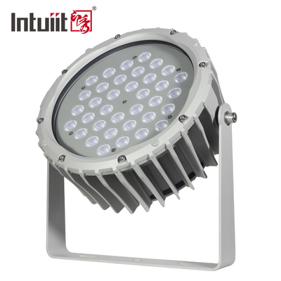 72w RGBW DMX512 वाटरप्रूफ एलईडी फ्लड लाइट बाहरी लैंडस्केप गार्डन राउंड स्टेज पार लाइट