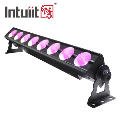 DMX कंट्रोल 8 × 15W RGB 3 इन 1 COB एलईडी इफेक्ट लाइट