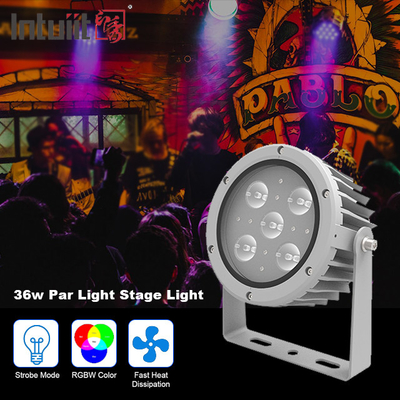 आउटडोर 36W DC 24V RGBW एलईडी लैंडस्केप स्पॉटलाइट्स