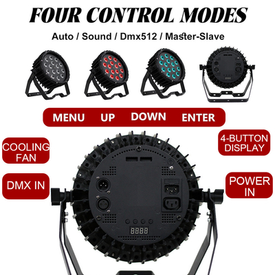 थोक Dmx512 90w मुख्य हाइलाइट्सः 90W बिजली आउटपुट - Bar Party Wedding Decoration के लिए Rgbw Led Dj Disco Light प्रदान करें