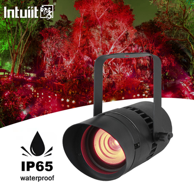 स्पॉटलाइट 15W DMX512 RGBW संकीर्ण बीम दिशात्मक परिदृश्य आउटडोर उद्यान प्रकाश