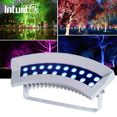 DMX512 36W rgbw रंगीन एलईडी गले पेड़ प्रकाश IP65 जलरोधक पेड़ लैंप स्पॉट प्रकाश आउटडोर उद्यान परिदृश्य रोशनी