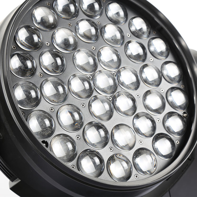 एलईडी वाश 37pcs 10w rgbw ज़ूम 37x10 एलईडी चल सिर ज़ूम वाश चल सिर डीजे डिस्को घटना मंच प्रकाश व्यवस्था
