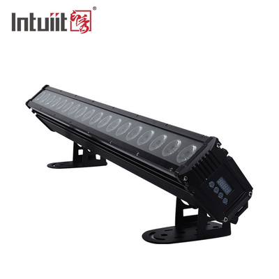 18x8W DMX512 RGBW 4 में 1 वॉल वॉशर एलईडी लाइट्स आउटडोर रैखिक प्रकाश पार्टी मंच प्रकाश व्यवस्था के लिए