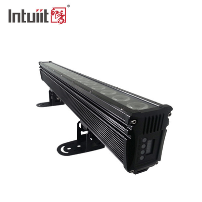 18x8W DMX512 RGBW 4 में 1 वॉल वॉशर एलईडी लाइट्स आउटडोर रैखिक प्रकाश पार्टी मंच प्रकाश व्यवस्था के लिए