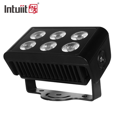 DMX512 6x5W RGBW 4in1 IP65 वाटरप्रूफ डीजे वेडिंग स्टेज सिटी वॉल वॉशर आउटडोर एलईडी वॉश फ्लड लाइट