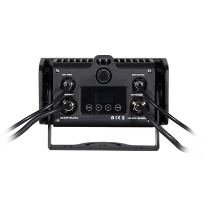 DMX512 6x5W RGBW 4in1 IP65 वाटरप्रूफ डीजे वेडिंग स्टेज सिटी वॉल वॉशर आउटडोर एलईडी वॉश फ्लड लाइट