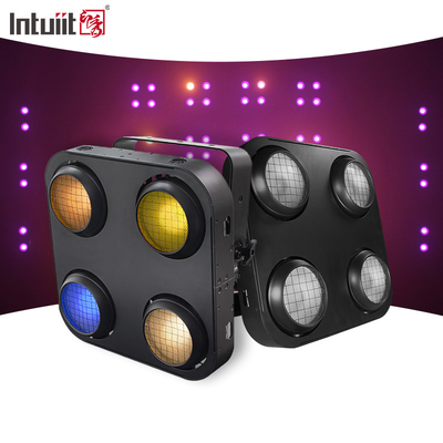 IP65 4x90w आरजीबी एलईडी कॉब ऑडियंस ब्लाइंडर लाइट आउटडोर वाटरप्रूफ 4 आंखें ब्लाइंडर