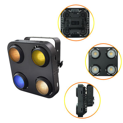 4x90W DMX512 नियंत्रित RGB LED स्टेज लाइटिंग वाटरप्रूफ ब्लाइंडिंग लाइट एल्यूमीनियम बॉडी IP65 के साथ