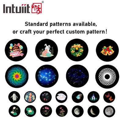 आईपी65 वाटरप्रूफ रोटेटिंग एलईडी 100W प्रोजेक्टर - कस्टम लोगो विज्ञापन और आउटडोर ब्रांडिंग के लिए एल्यूमीनियम मिश्र धातु गोबो लाइट