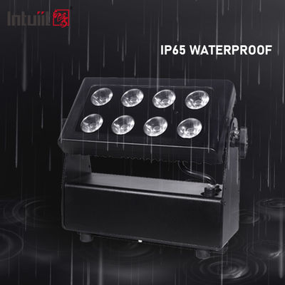 IP65 बैटरी लाइट एलईडी मूविंग हेड लाइट हाई पावर स्टेज लाइट्स 8x15W Dmx512 कंट्रोल