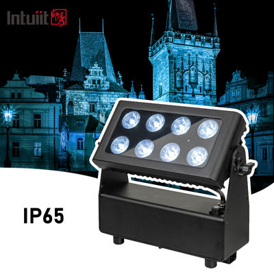 8x15W आरजीबीडब्ल्यू वाटरप्रूफ इवेंट वॉश डीएमएक्स बैटरी संचालित एलईडी स्टेज लाइट वायरलेस बैटरी अपलाइट