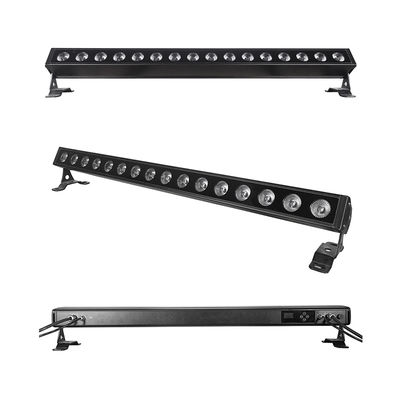 16*5W एलईडी वॉल वाशर लाइट Rgb Dmx IP65 एल्यूमीनियम आवास आउटडोर वाटरप्रूफ वॉल वाशिंग लाइटिंग DMX512 आउटडोर बिल्डिंग लाइटिंग