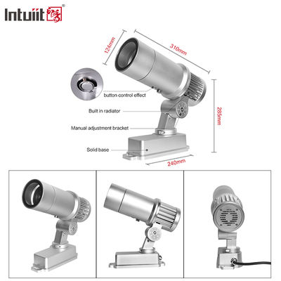 60W आउटडोर गोबो प्रोजेक्शन लाइट विज्ञापन साइन लाइट वाटरप्रूफ रोटिंग एलईडी साइन प्रोजेक्टर पैटर्न दरवाजा लोगो स्पॉटलाइट
