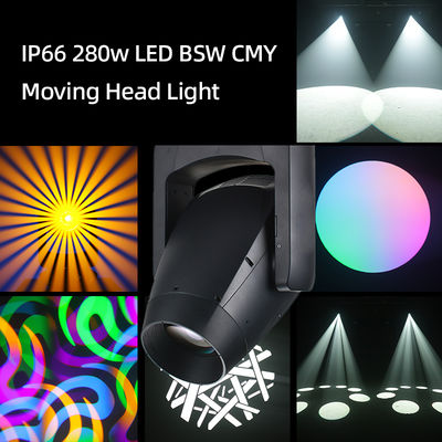 280W LED आउटडोर IP66 वाटरप्रूफ CMY बीम स्पॉट वॉश BSW मूविंग हेड लाइट LED मूविंग हेड बीम लाइट