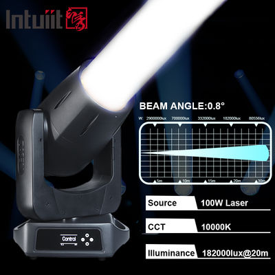 100W लेजर लाइट सोर्स कस्टमाइज्ड स्टेज प्रिज्म लेजर बीम 100w DMX512 कंट्रोल्ड लाइट मूविंग हेड लेजर लाइट IP66