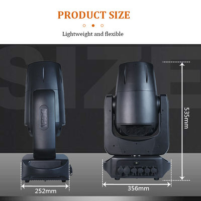 100W लेजर लाइट सोर्स कस्टमाइज्ड स्टेज प्रिज्म लेजर बीम 100w DMX512 कंट्रोल्ड लाइट मूविंग हेड लेजर लाइट IP66