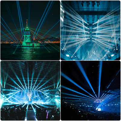 IP66 लेज़र मूविंग हेड 100W मूविंगहेड बीम लाइट, बाहरी उपयोग के लिए