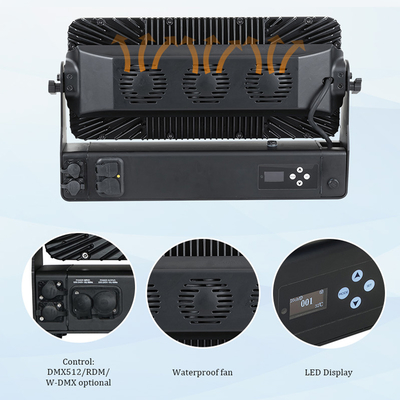 IP65 40x10W आरजीबीडब्ल्यू एलईडी सिटी स्टेज लाइट आउटडोर बिल्डिंग प्रोजेक्शन बाढ़ वास्तुशिल्प प्रकाश व्यवस्था