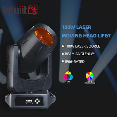 100W CMY लेजर बीम हेड स्टेज लाइट मूविंग हेड लाइट IP66 वाटरप्रूफ