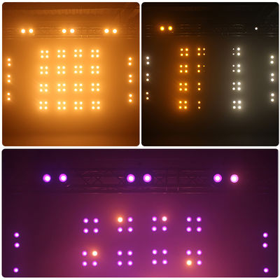 2 Eyes LED Blinder Strobe Wash DJ Spotlights DMX 200W Cool Warm White Audience Lighting for Church Venue