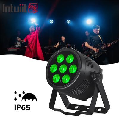 7*20W 6in1 LED बाहरी आउटडोर IP65 वाटरप्रूफ RGBWA-UV DMX 512 कंट्रोल पार लाइट