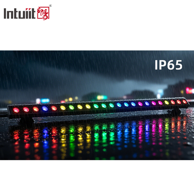 IP65 वाटरप्रूफ एलईडी RGBW वॉल वॉशर लाइट 24*2W आउटडोर एल्यूमीनियम लैंप बॉडी गार्डन और ऊंची इमारत लैंडस्केप के लिए