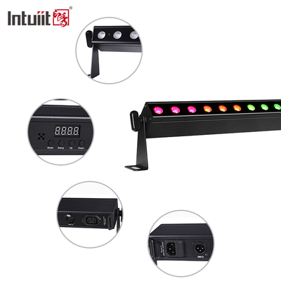 24x2W DMX LED बार RGBW 4IN1 LED स्टेज Dmx512 वॉल वॉशर इनडोर उपयोग डीजे डिस्को लाइट्स