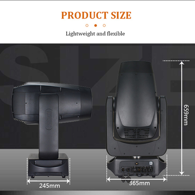 IP66 Waterproof 280W LED Beam Spot Wash Moving Head Light CMY Outdoor Stage Concert Scenic Rave Festival DMX512