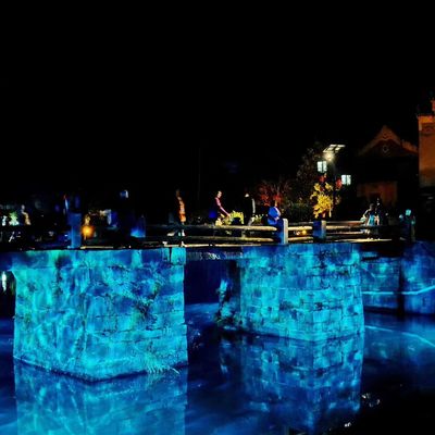 पेशेवर 100W जल तरंग प्रकाश एलईडी जल लहर प्रकाश शादी के लिए क्रिसमस सजावट के लिए डीएमएक्स जल प्रोजेक्टर