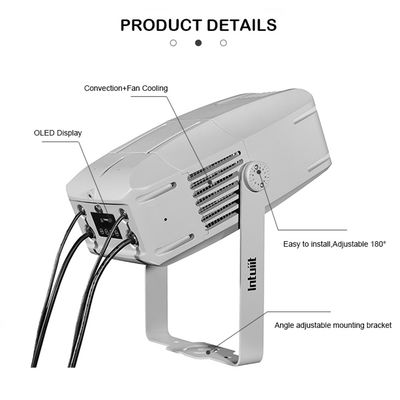 100W जल तरंग प्रभाव महासागर लहर रोशनी आउटडोर IP65 एलईडी गोबो प्रोजेक्टर पानी तरंग प्रकाश के साथ विज्ञापन भवन के लिए