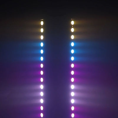 12*2W 4-इन-1 IP65 LED वॉश बार बैटरी संचालित RGBW प्रोजेक्शन लाइट्स बीम इफ़ेक्ट