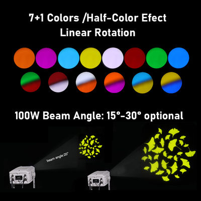 120W LED IP65 वाटरप्रूफ आउटडोर प्रोजेक्शन लैंप एलईडी विज्ञापन लाइट लोगो गोबो प्रोजेक्टर