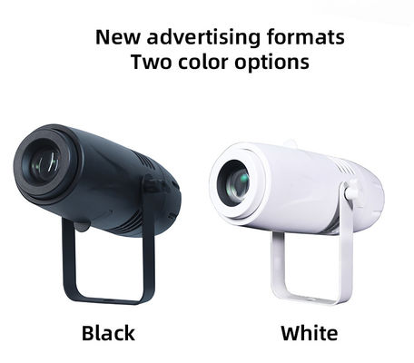 मुफ़्त कस्टम लोगो गोबो प्रोजेक्टर विज्ञापन लाइट्स 40W एलईडी साइन वॉल प्रोजेक्शन लैंप IP20