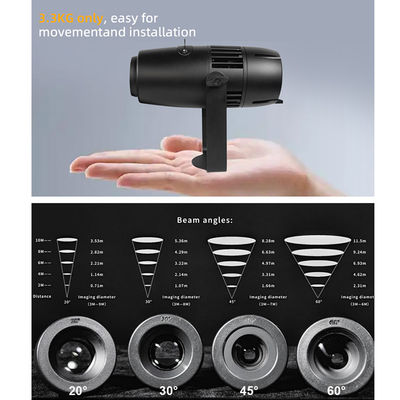 एलईडी 60W आउटडोर वाटरप्रूफ IP65 शॉप साइन आउटडोर कस्टम गोबो प्रोजेक्टर फ्लोर प्रोजेक्शन के लिए