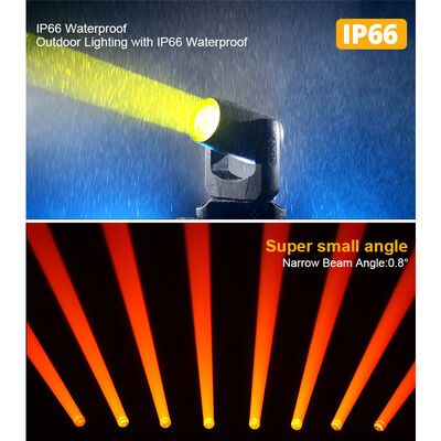 2025 प्रो IP66 100W लेजर मूविंग हेड लाइट आउटडोर वाटरप्रूफ बीम स्टेज लाइट डीएमएक्स डीजे लाइटिंग उपकरण