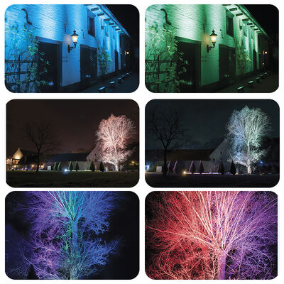 एलईडी 40X10W आरजीबीडब्ल्यू 4 इन 1 आउटडोर वाटरप्रूफ वॉल वाशर वॉल लैंडस्केप एलईडी लैंप एलईडी वॉल वाशर स्पॉटलाइट फ्लडलाइट